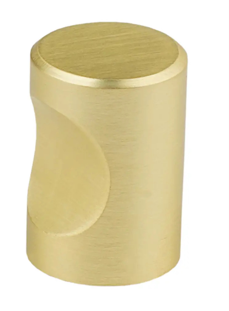 89314385 Ручка-кнопка мебельная Kerron 15x22 мм, цвет матовое золото STLM-1008557