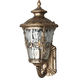 Бра уличное вверх Электростандарт Diadema 1xE27х60 Вт, цвет чернёное золото, IP44