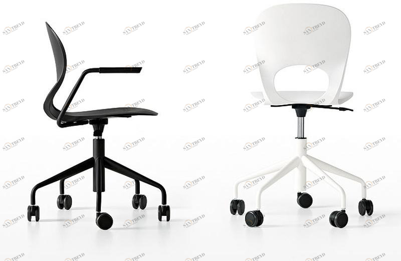 Kristalia 5-спицевый стул на колесиках sun-id-1463336