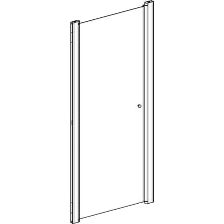500.910.00.5 Распашная дверь IDO Showerama 10-0 Geberit  - Вид №1
