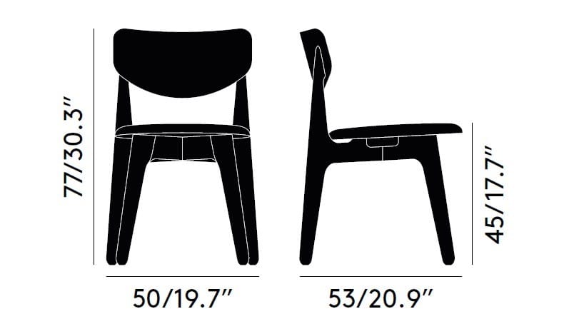 Деревянный мягкий стул Tom Dixon Slab ARCH-00069004 - Вид №6