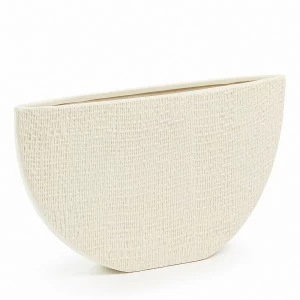 Ваза керамическая бежевая 20 см Cracco от La Forma LA FORMA - 343154 Белый