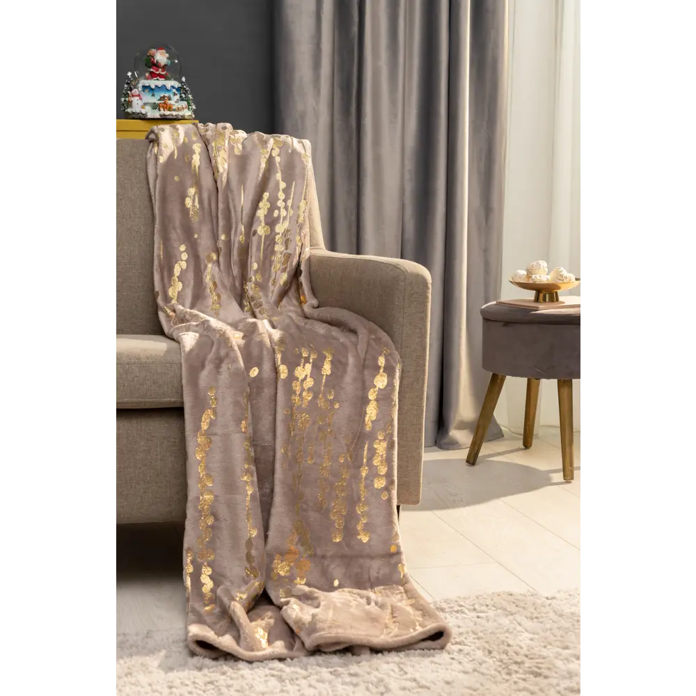 Плед Ardenza Seme 150x200 см фланель цвет коричневый STLM-2067043 - Вид №3