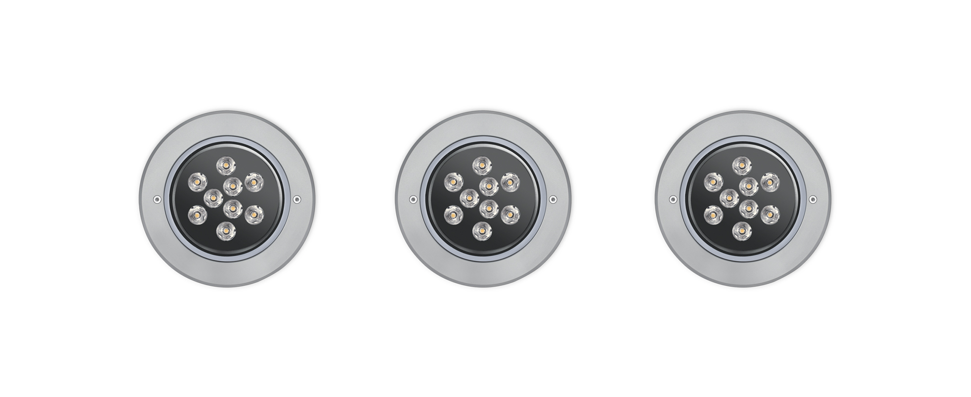 8406368 Встраиваемый в пешеходный пол Platek MEDIO Anello Inox  MEDIO C/W Stainless Steel Ring - LED 4000K 45°  - Вид №1