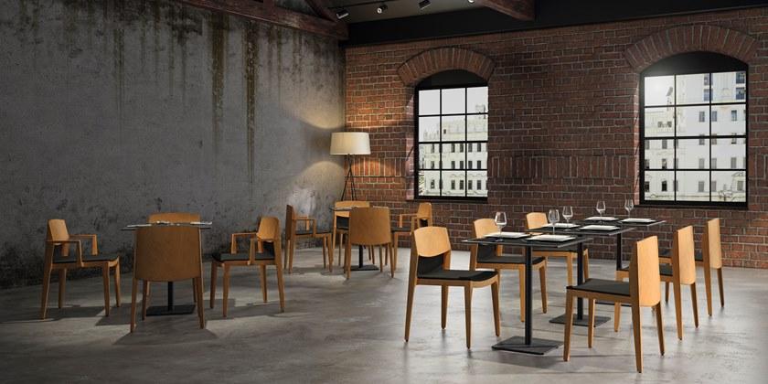 Capdell Штабелируемый деревянный стул Isa 141 - Вид №8