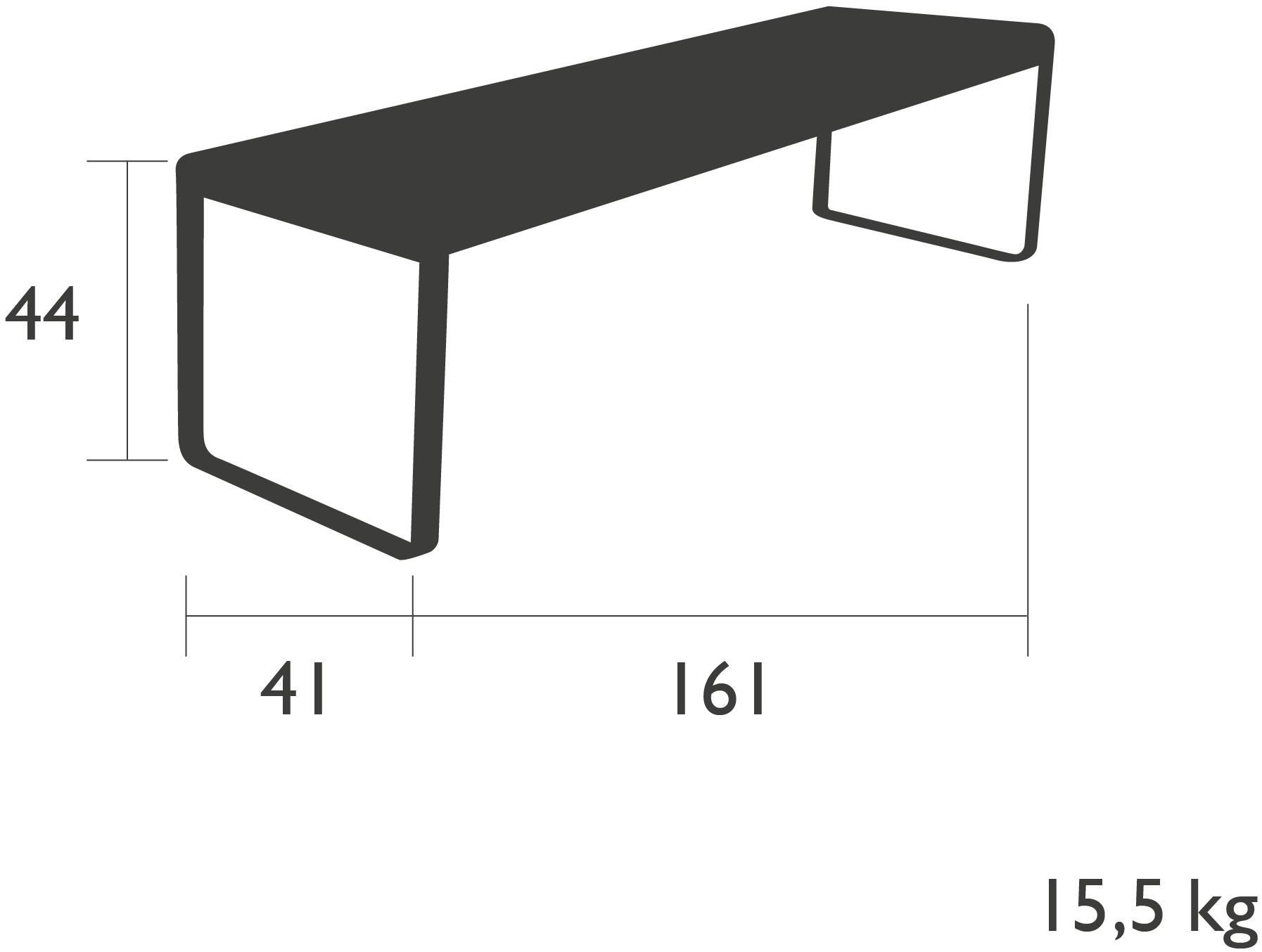 Fermob Садовая скамейка из металла Bellevie premium 8418 - Вид №1