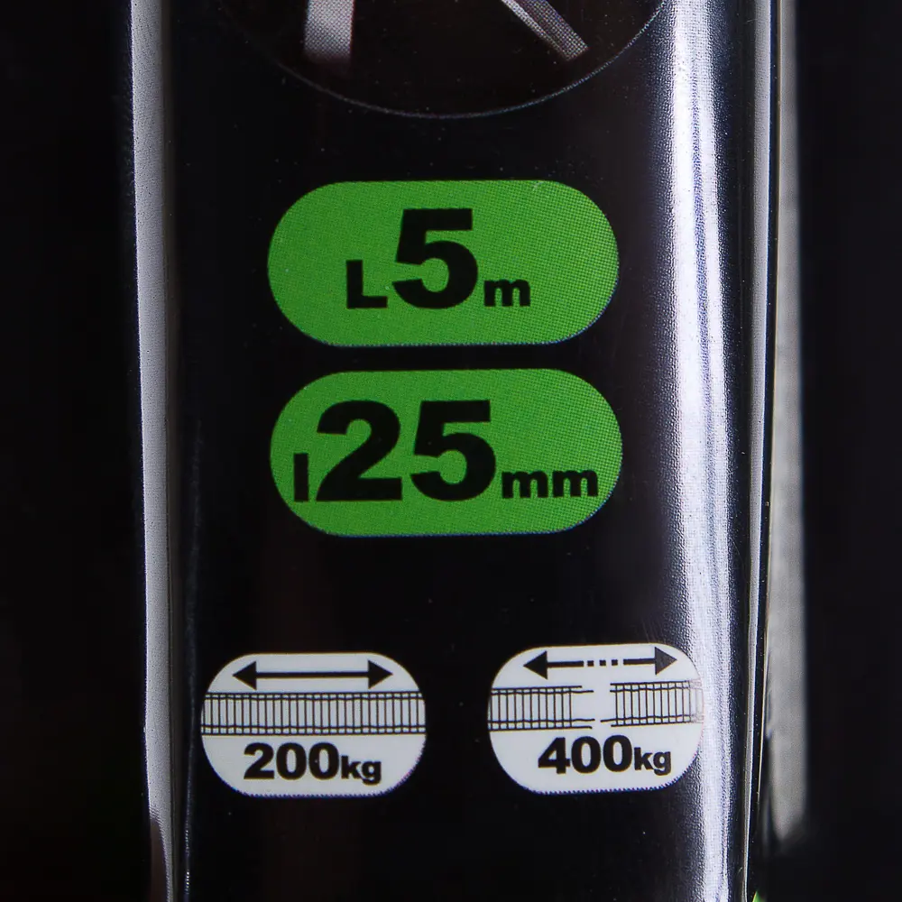 Ремень Standers 25 мм 5 м, полиэстер, цвет зелёный STLM-2113477 - Вид №4