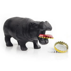 Открыватель для бутылок серый Hippo SUCK UK ДИЗАЙНЕРСКИЕ 00-3871464 Серый