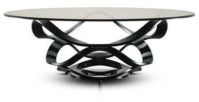 Reflex Круглый стеклянный журнальный столик Neolitico sun-id-1397797 - Вид №1