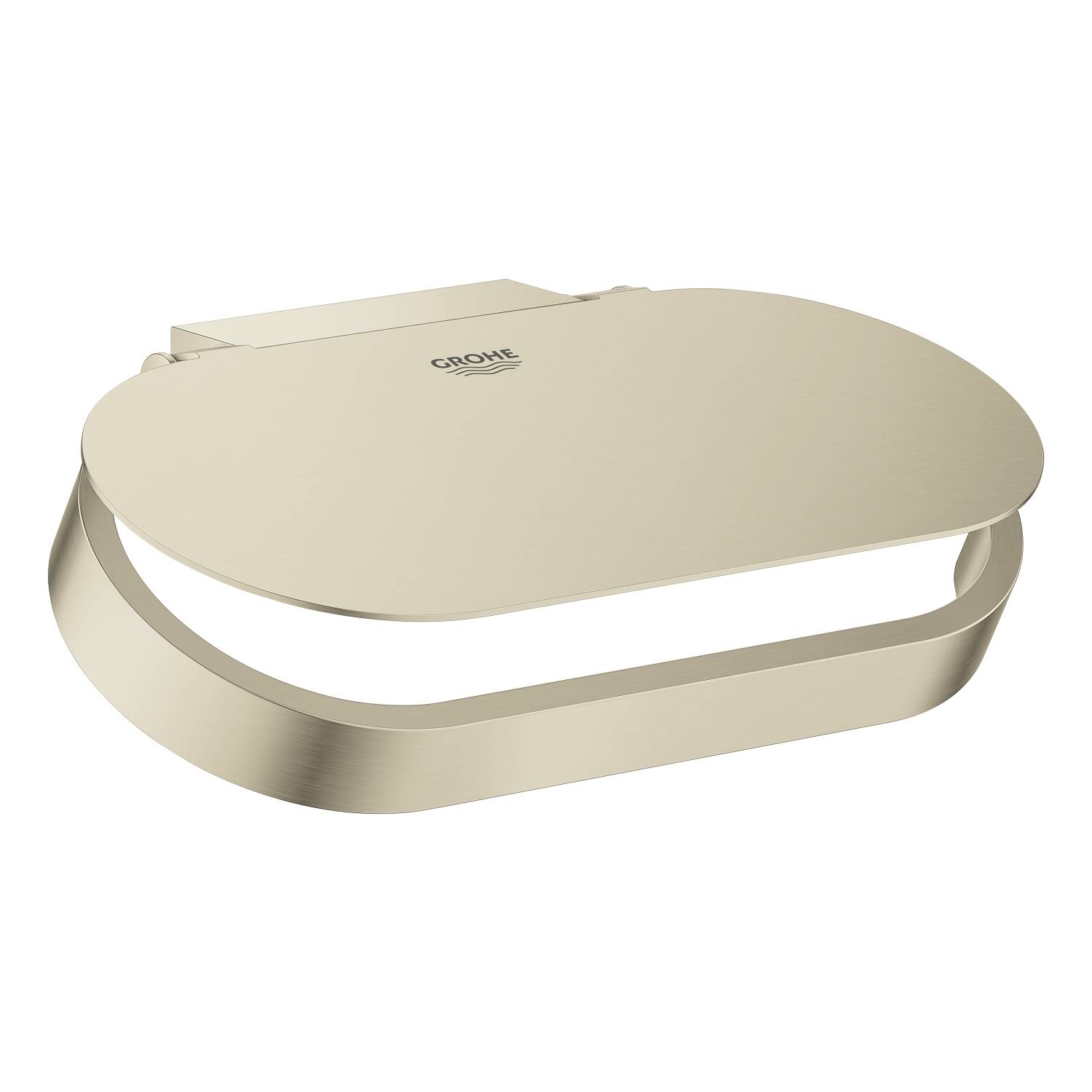 Держатель для туалетной бумаги GROHE Selection, с крышкой, никель матовый (41069EN0)