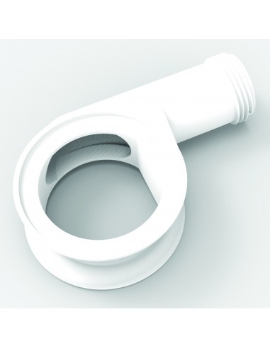 596000 000 05  Полный перелив для умывальника, крышка Д. 24 мм, полипропилен, хром. Valentin Хром  - Вид №2