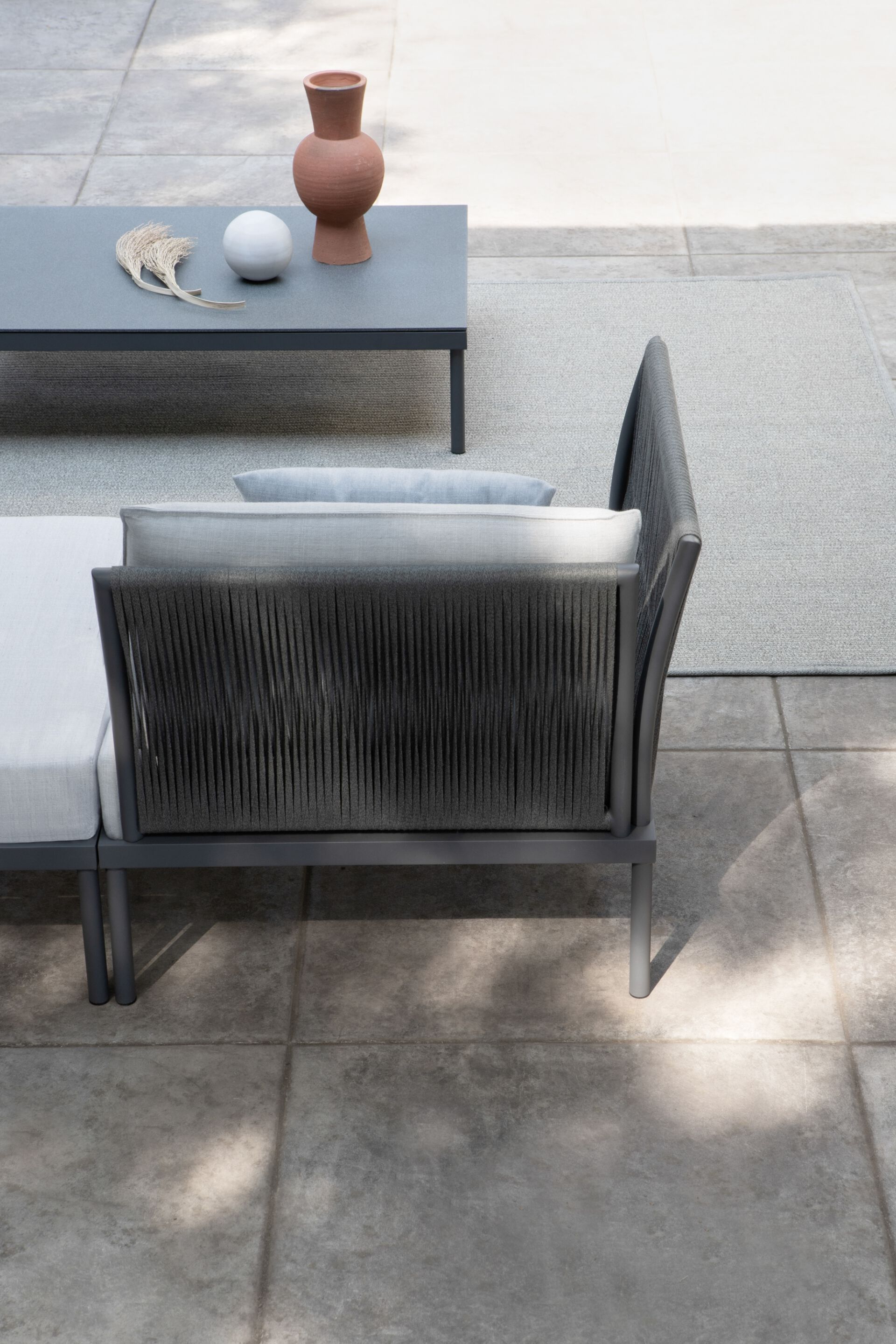 Модульный тканевый садовый диван с полуостровом Atmosphera вспышка ARCH-00044030 - Вид №4