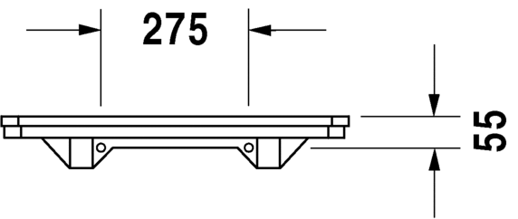 089265..00 1930 Series Полочка Белый Alpin Duravit - Вид №3