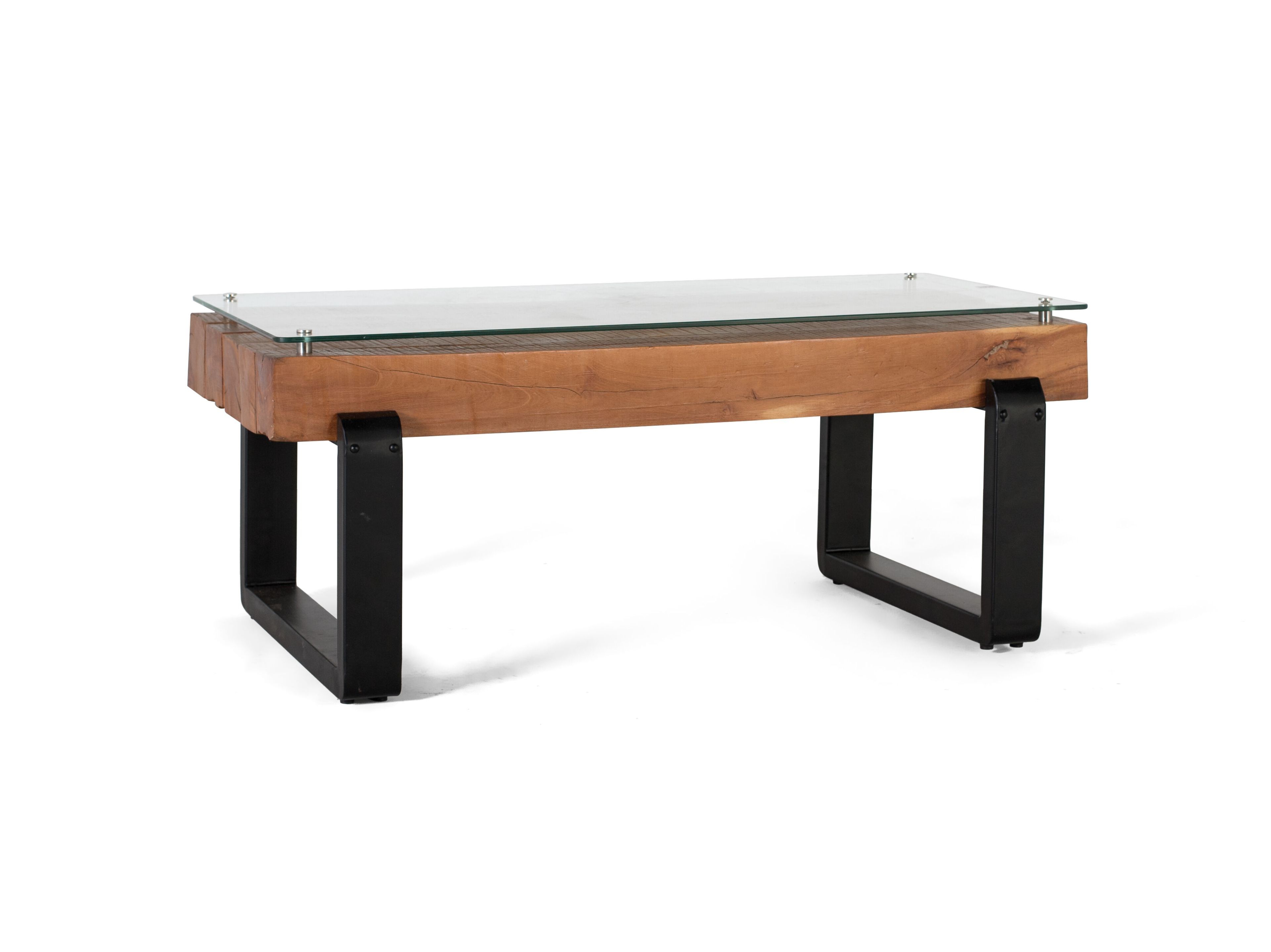 Прямоугольный журнальный столик из дерева и стекла Giner y Colomer 1700 ARCH-00022815 - Вид №1