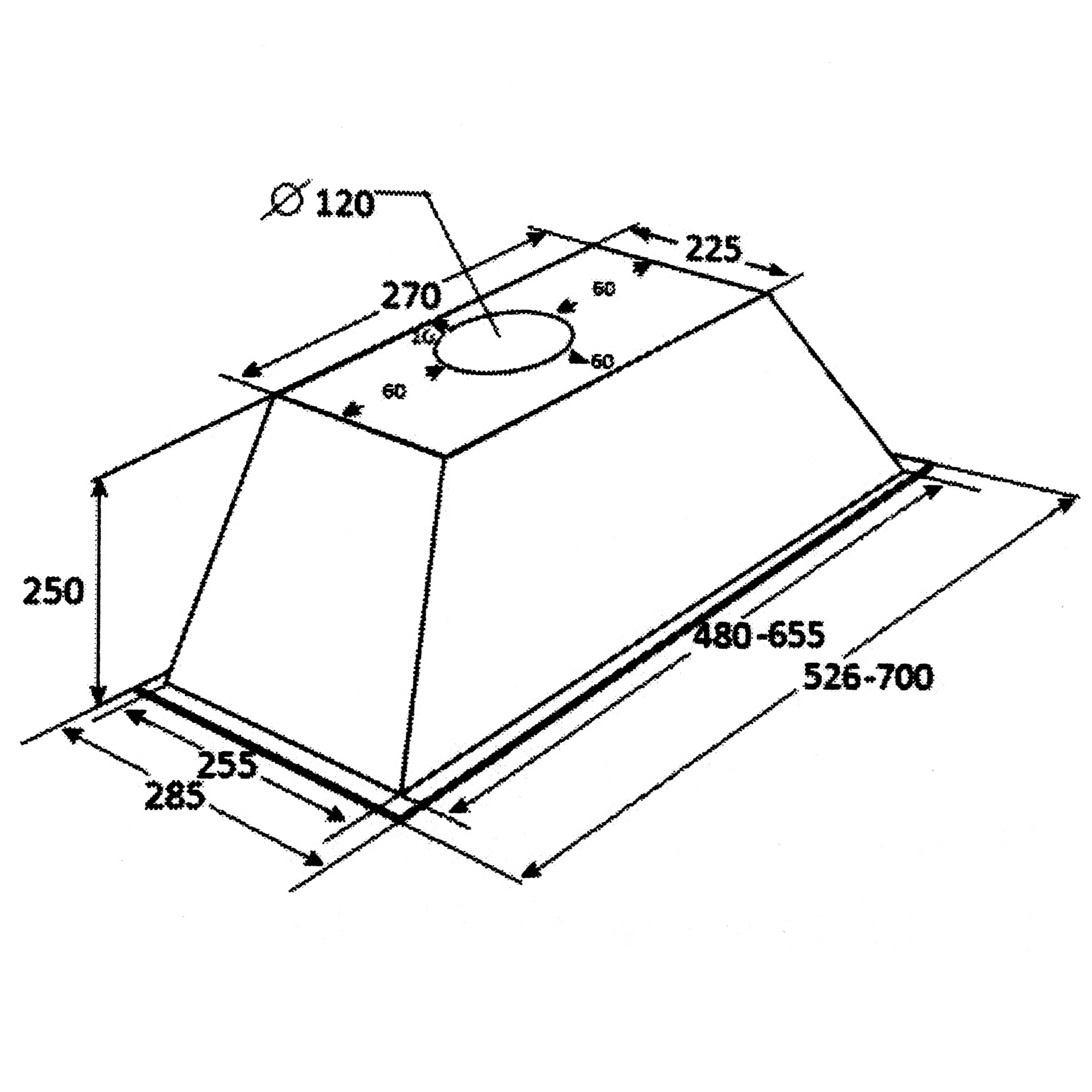 5369828 Вытяжка полновстраиваемая Kuppersberg INLINEA 52 WX белый STDN-0025763 - Вид №8
