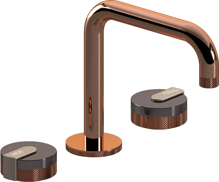 E-11511-R1OX-L1SN-RG Смеситель для умывальника на 3 отвертия GRAFF MOD+