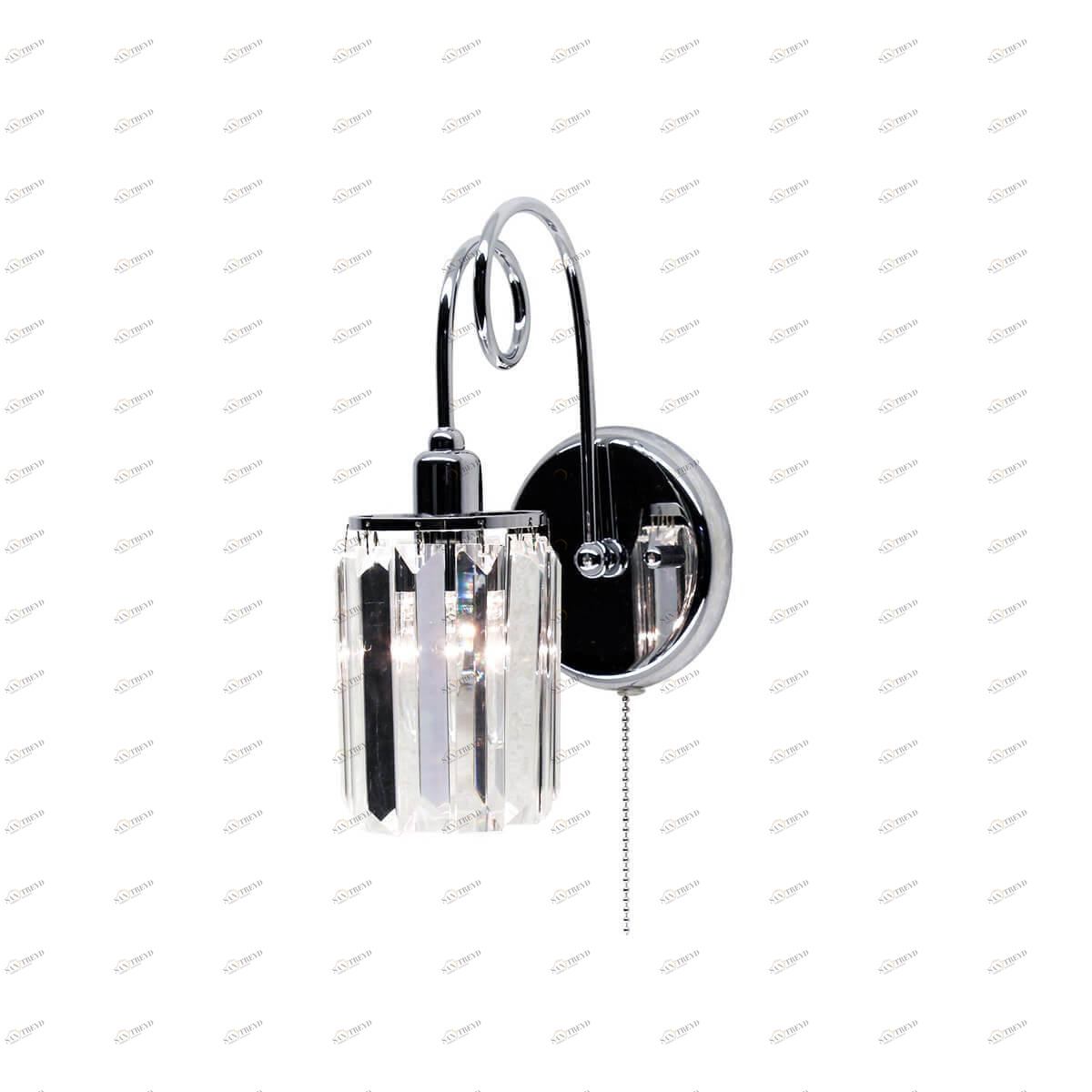 Бра хрустальное хром "Синди" CL330311 CITILUX СИНДИ ХРОМ 00-3928023 Прозрачный;хром 