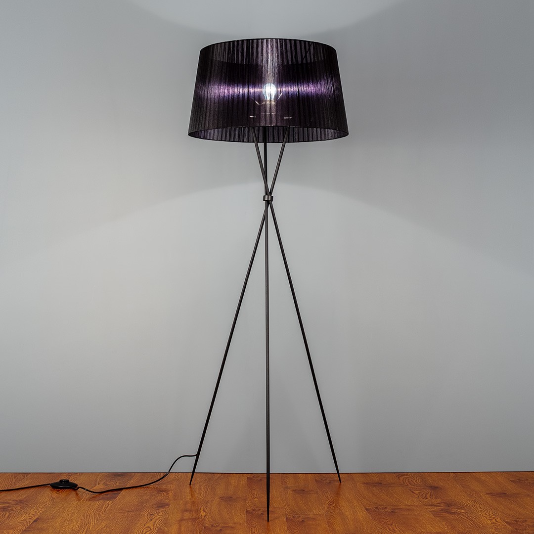 Frezia Light MKL-F2705 торшер черный на треноге 90016 - Вид №1