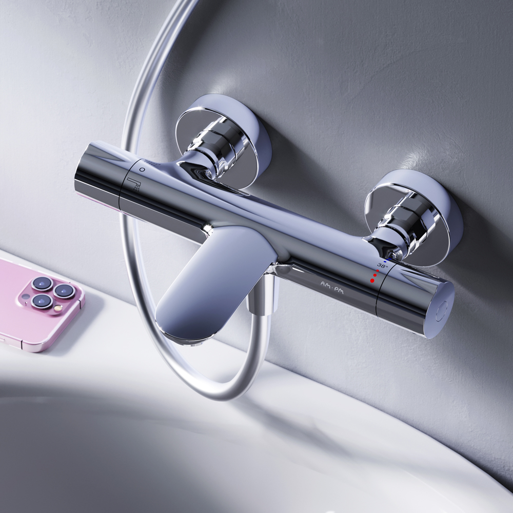 F8050000 смеситель д/ванны/душа с термостатом хром шт AM.PM Like