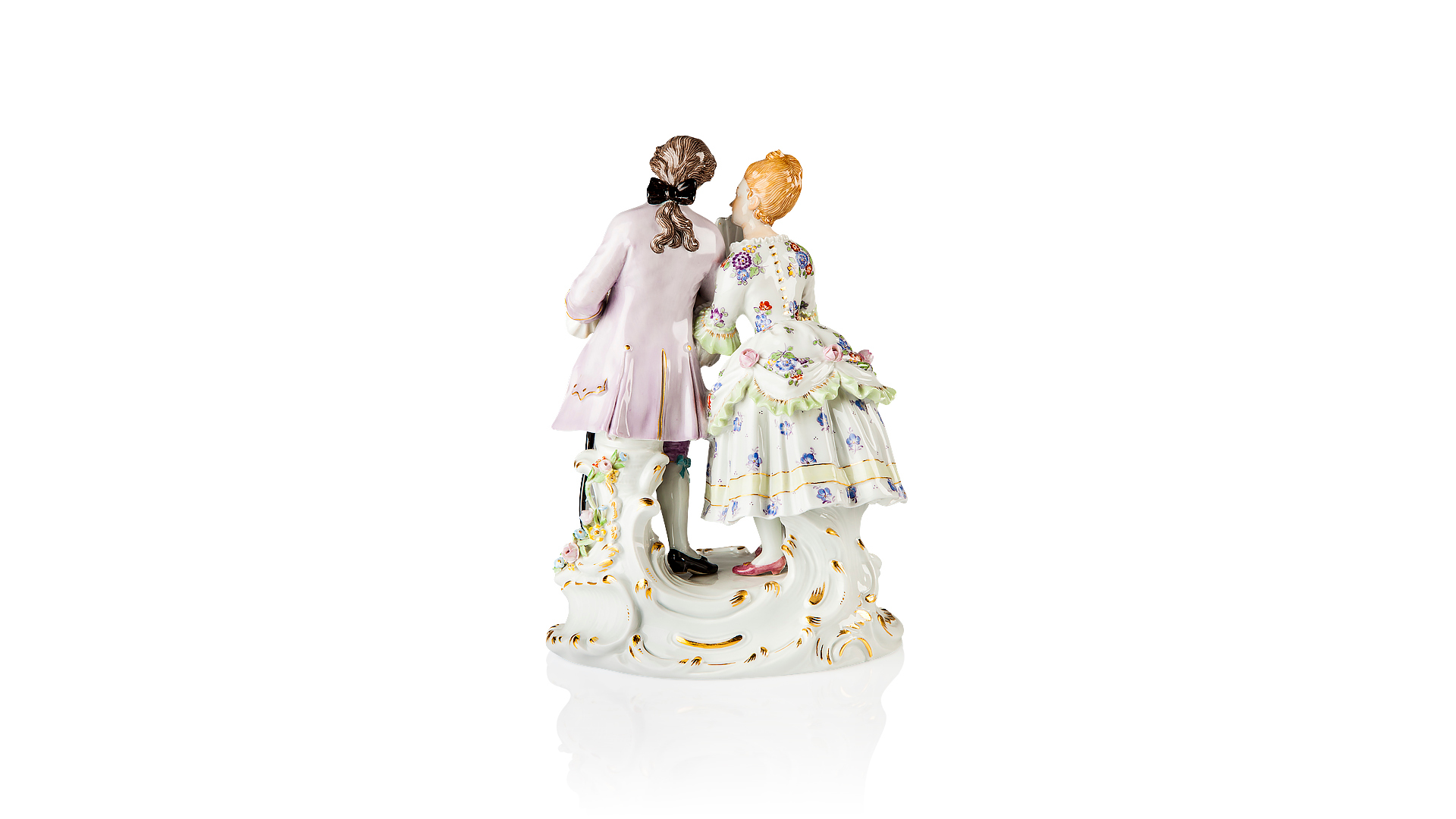10615728 Meissen Фигурка 18,5см "Рука в руке" Фарфор  - Вид №1