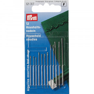 121317 Иглы для шитья ручные для шитья ассорти в блистере 12 шт. ассорти PRYM