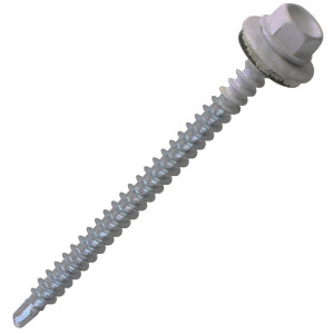 84229843 Саморез кровельный бур 4.8x51 мм серый NN ок. 154 шт./кг СТРОЙБАТ STLM-0047268