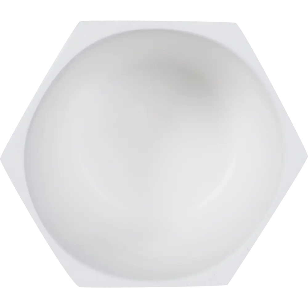 Кашпо Эджес ø18 h11 см v1.5 л керамика белый Santreyd STLM-2069756 - Вид №2