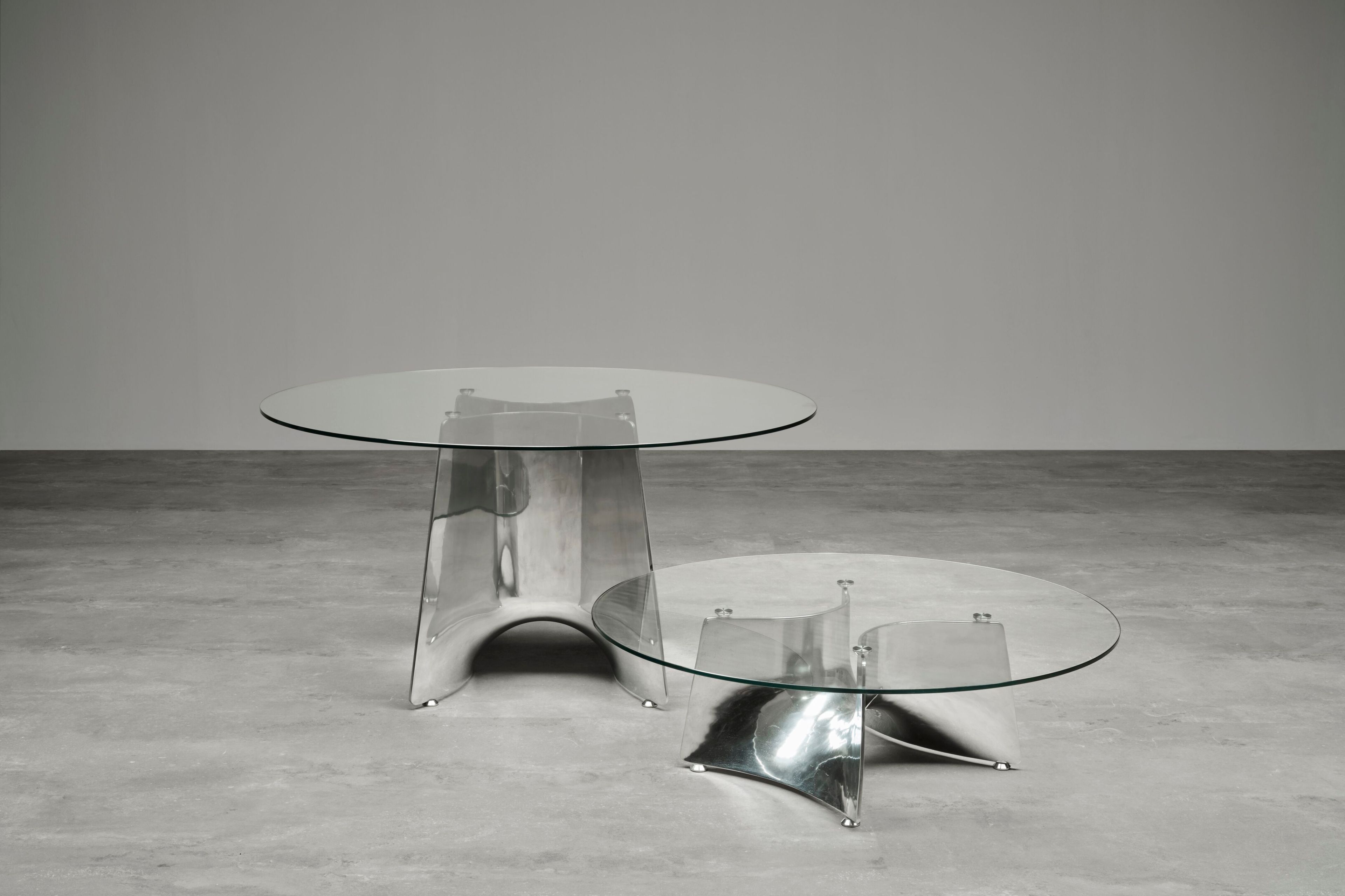 Овальный стол из алюминия и стекла BALERI ITALIA Bentz ARCH-00022953 - Вид №4