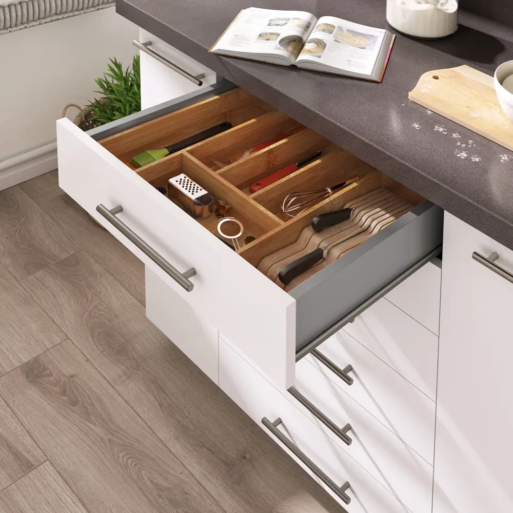 Ящик Delinia ID 56.8x9.4x48 см металл цвет серый Отсутствует STLM-2139296 - Вид №4