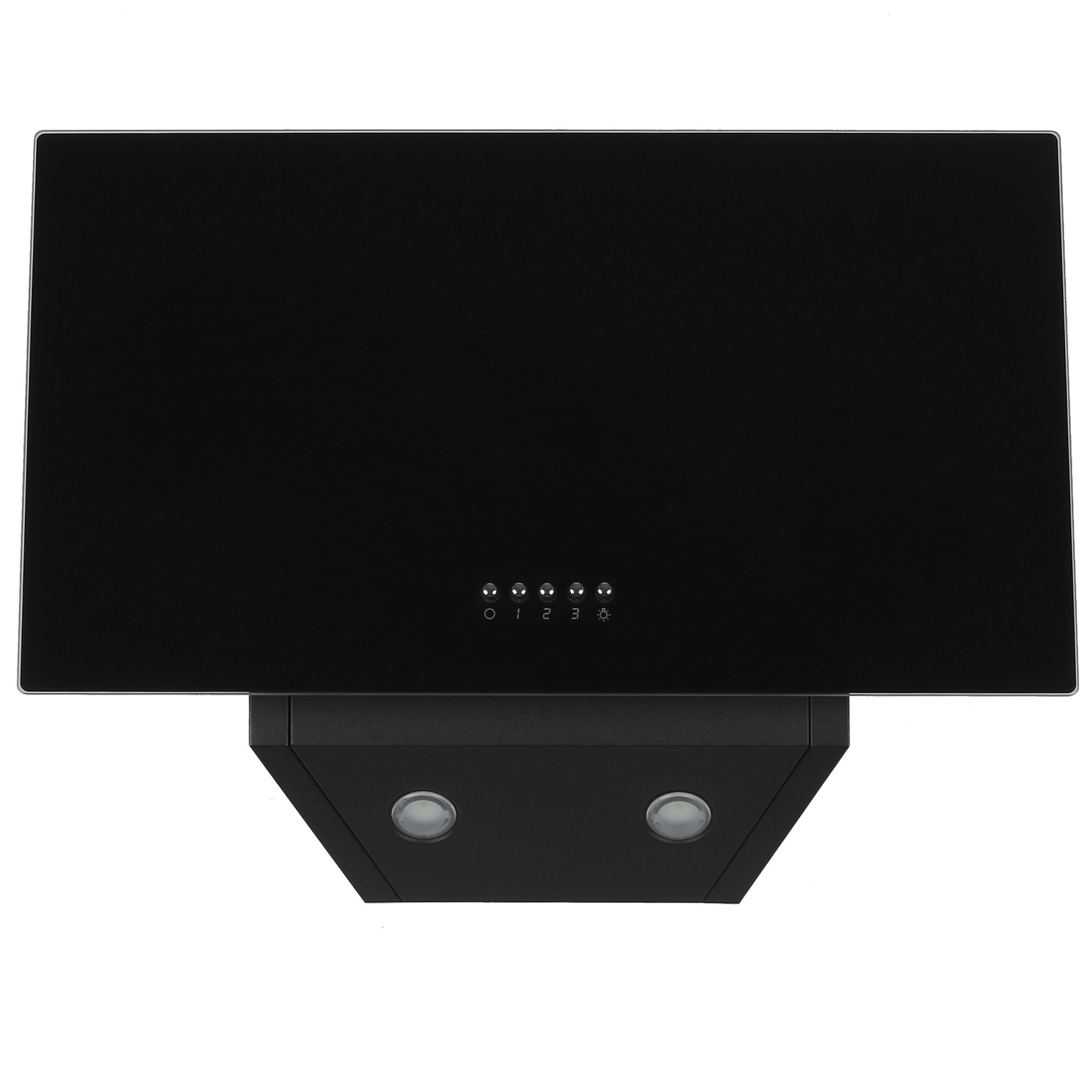 8167871 Вытяжка наклонная MBS ALPINIA 160 GLASS черный STDN-0079417 - Вид №1