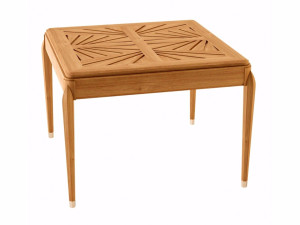 Квадратный стол из тикового дерева