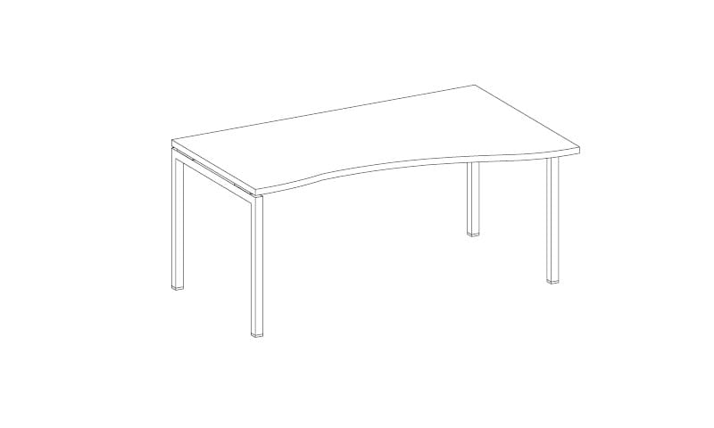 Модульный рабочий стол Quadrifoglio Group дизайн-офис ARCH-00061773 - Вид №6