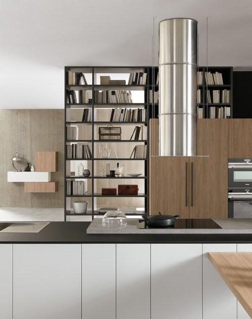 Floritelli Cucine Лакированная оборудованная кухня HPL с островом Prima sun-id-1508321 - Вид №4