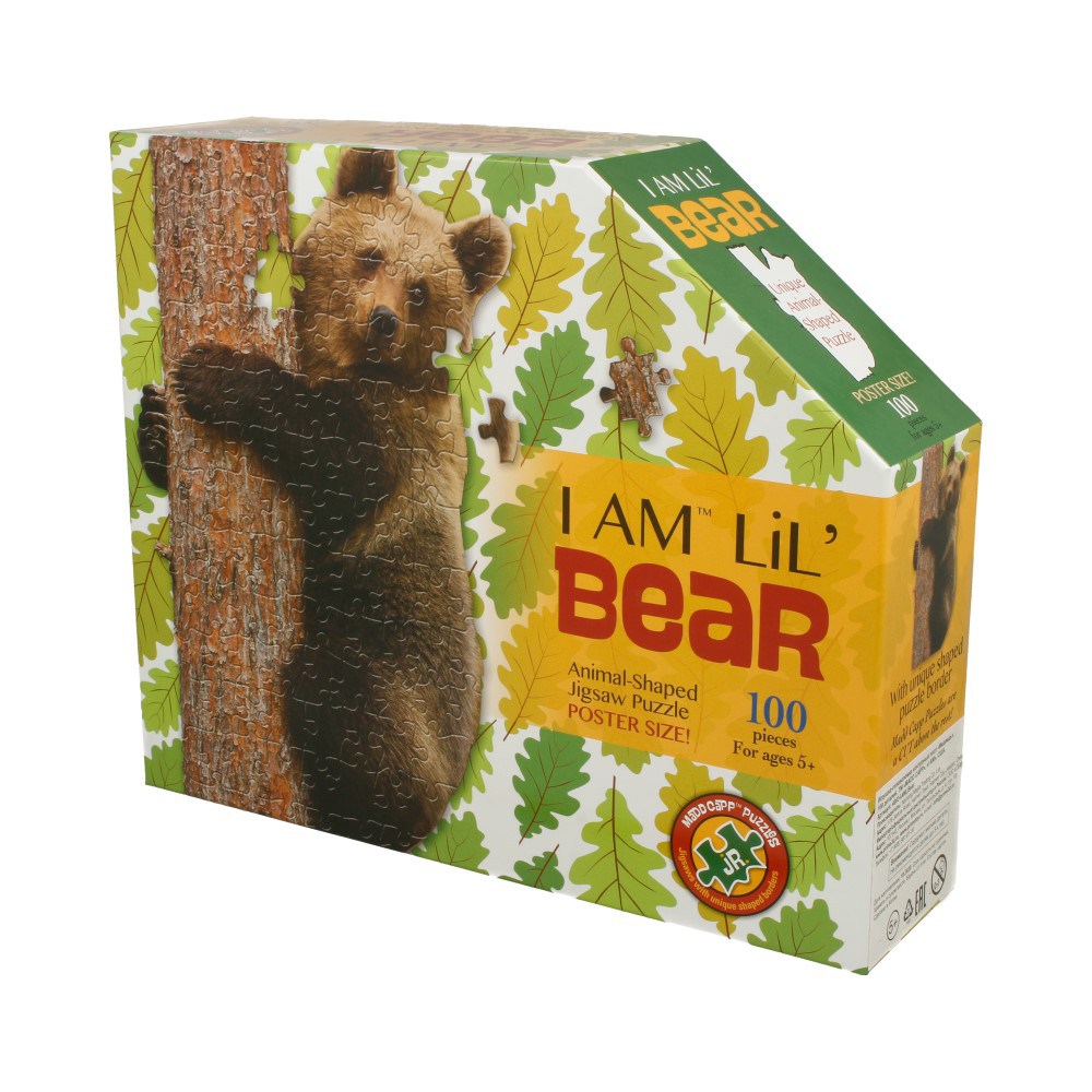 4003 Пазл 100 элемент. I AM Lil BEAR (МЕДВЕДЬ) I AM 