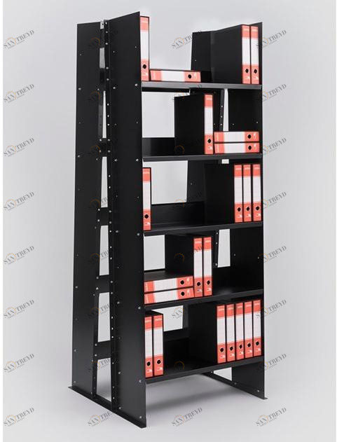 Danese Milano Открытый двухсторонний книжный шкаф из крашеного металла Livorno sun-id-1373270