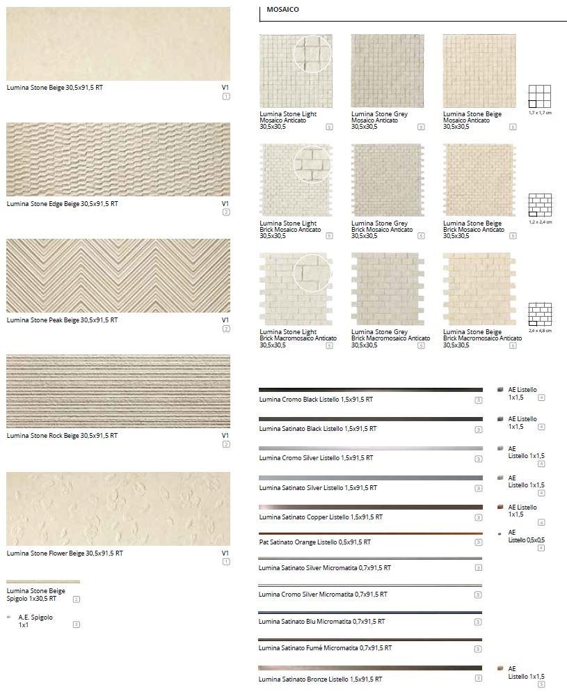 FAP ceramiche Настенная / напольная плитка из керамогранита Lumina stone sun-id-1380483 - Вид №9