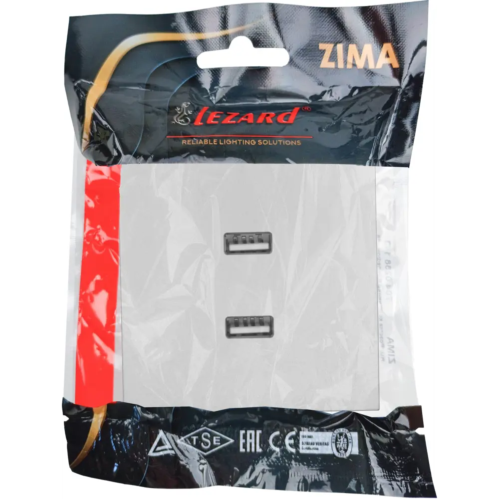 Розетка Lezard Zima с двумя USB-портами для быстрой зарядки 89398395 STLM-1576773 - Вид №5