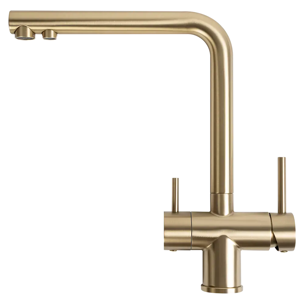 Смеситель для кухни Vidage общая высота 33 см цвет золотой STLM-2134073 - Вид №7