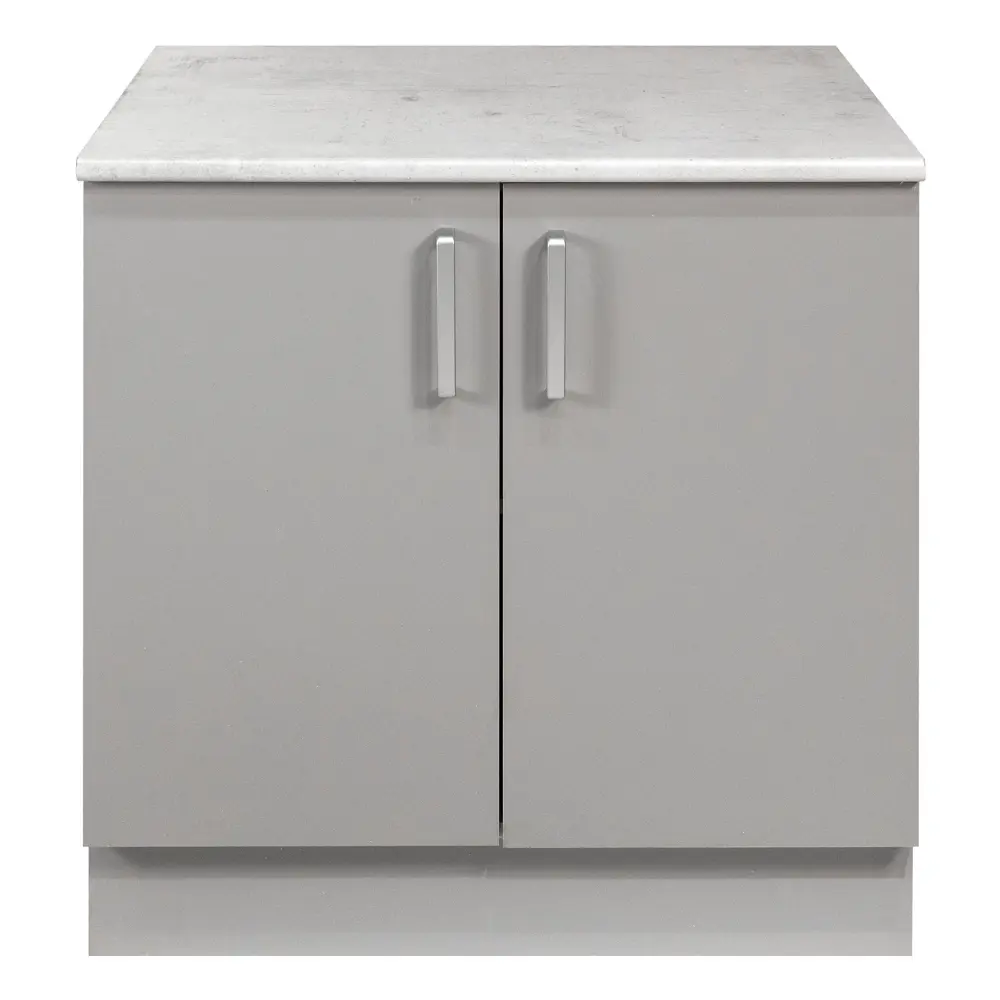 Кухонный шкаф напольный Нарбус 80x85x60 см ЛДСП цвет серый Santreyd STLM-2132028 - Вид №3