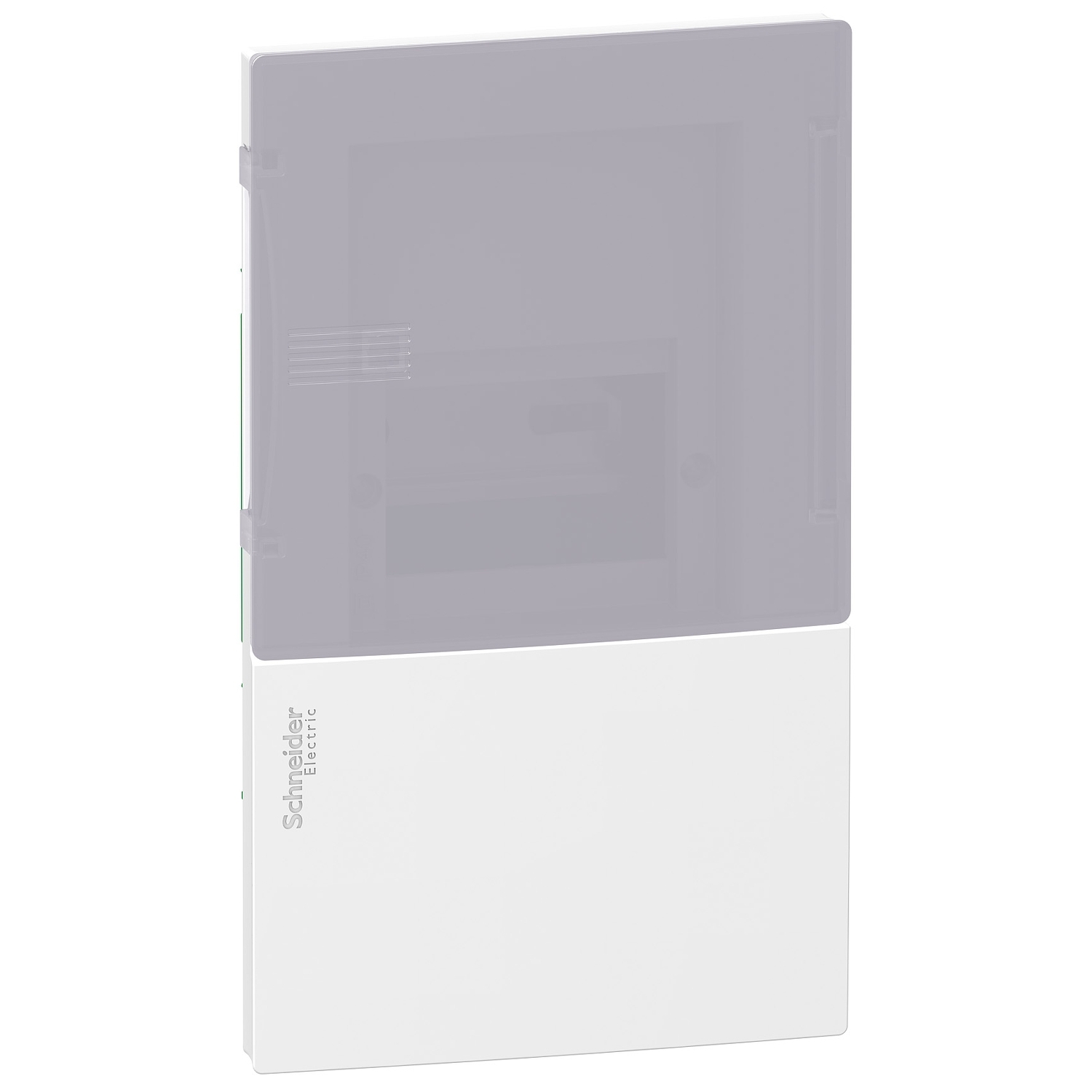 MIP22104T Распределительный шкаф MINI PRAGMA 4 мод., IP40, встраиваемый, пластик, дымчатая дверь, с клеммами Schneider Electric MINI-PRAGMA 
