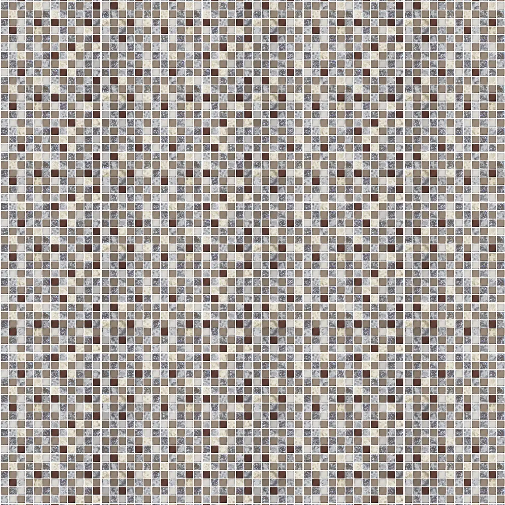 Мозаика стеклянная Terrazzo 30x30 см цвет коричневый Santreyd STLM-2017193 - Вид №1
