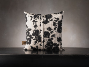 Квадратная подушка из вискозы и хлопка