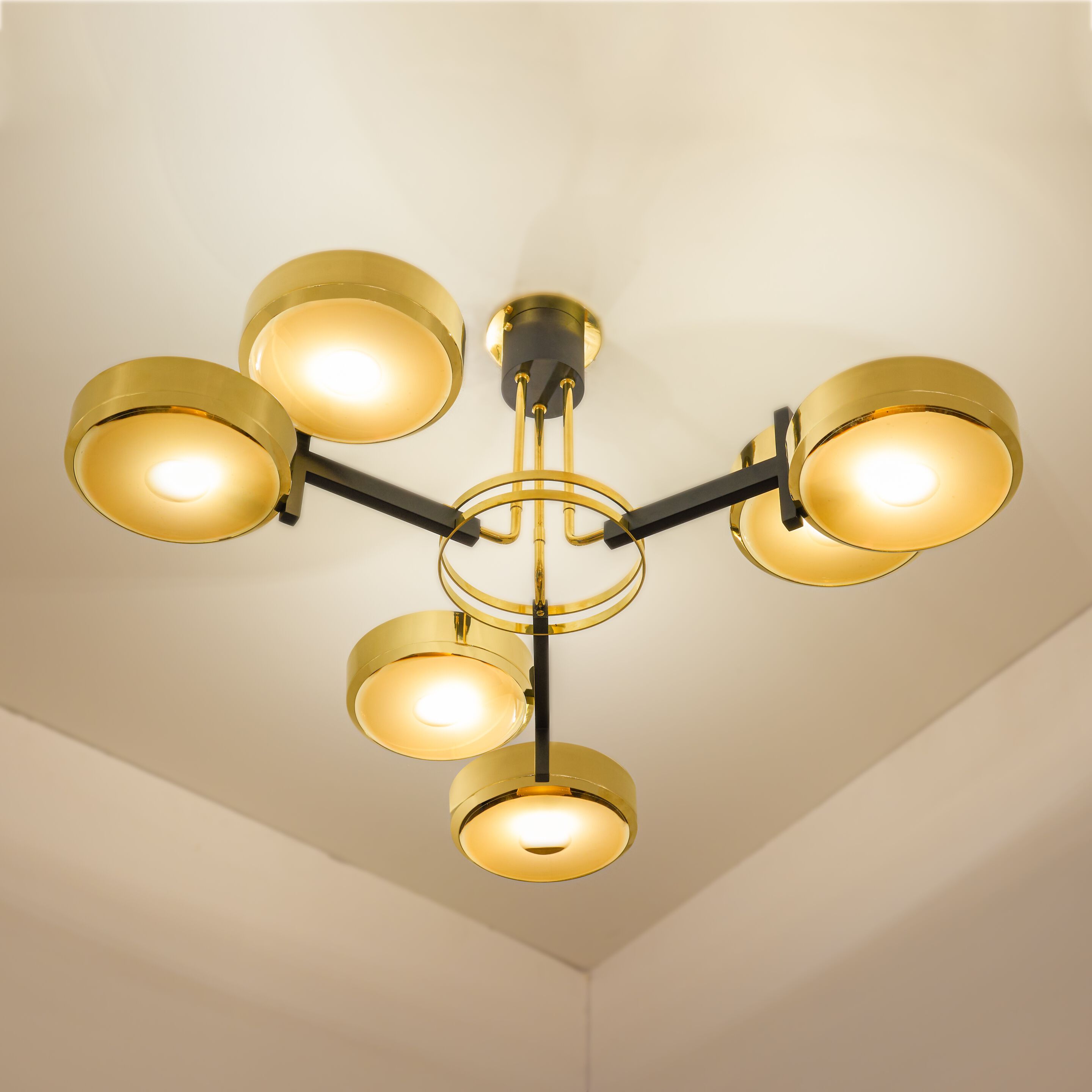 Металлический потолочный светильник GASPARE ASARO затмение ARCH-00012891