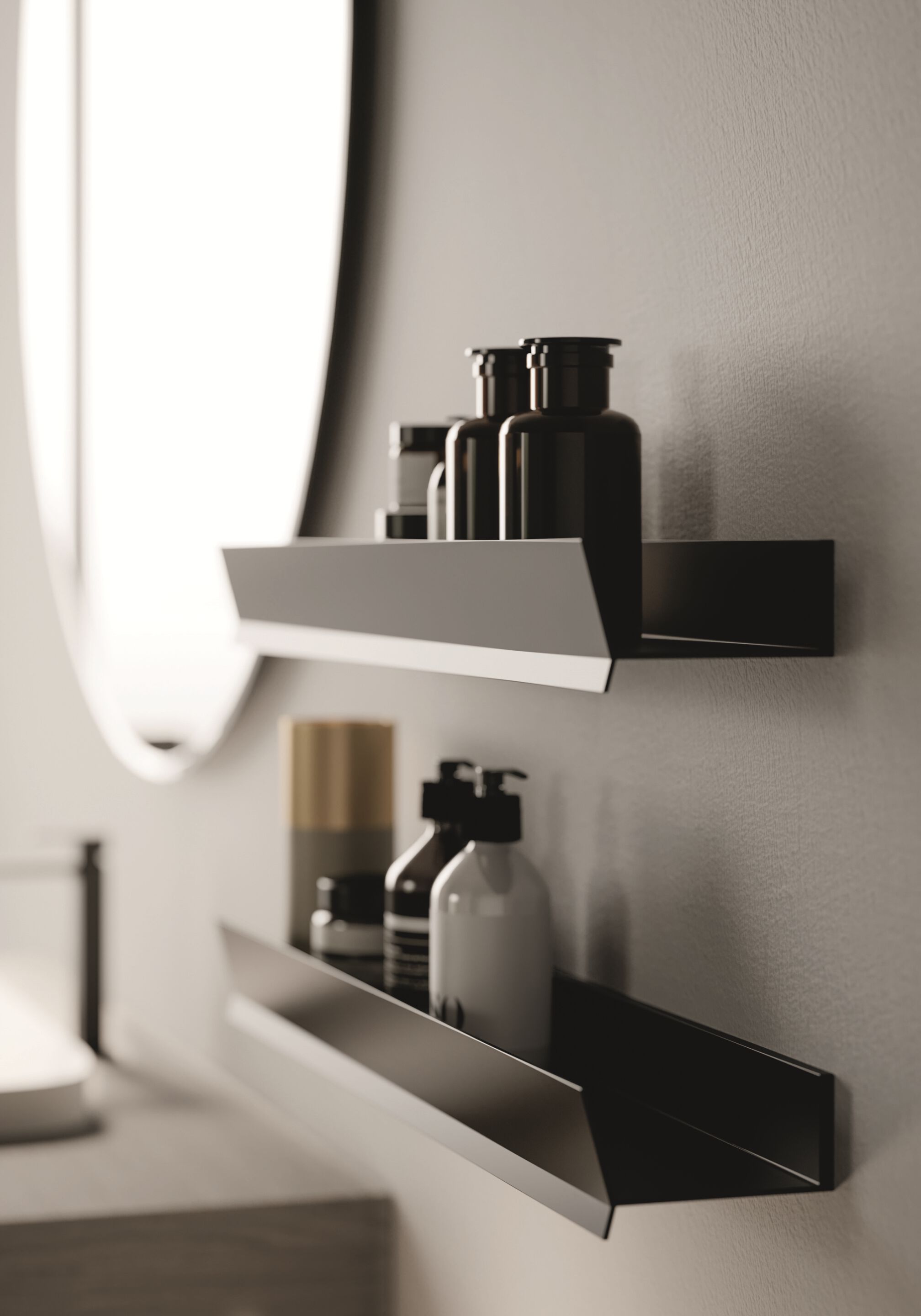 Алюминиевая полка для ванной Ideagroup MAL ARCH-00149556 - Вид №2