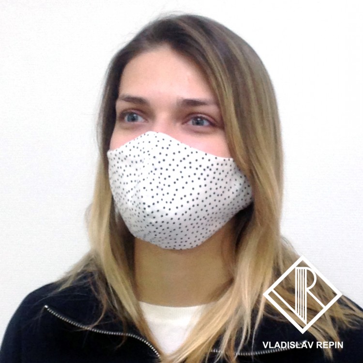 VLDW332 Маска защитная для лица дизайнерская Santreyd 