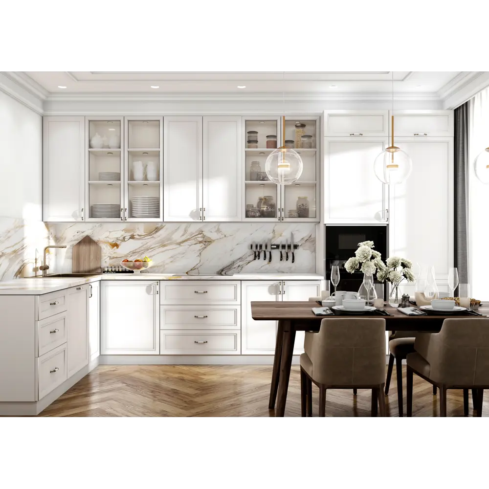 Фасад для кухонного шкафа Реш 59.7x25.3 см Delinia ID МДФ цвет белый STLM-2070346 - Вид №4