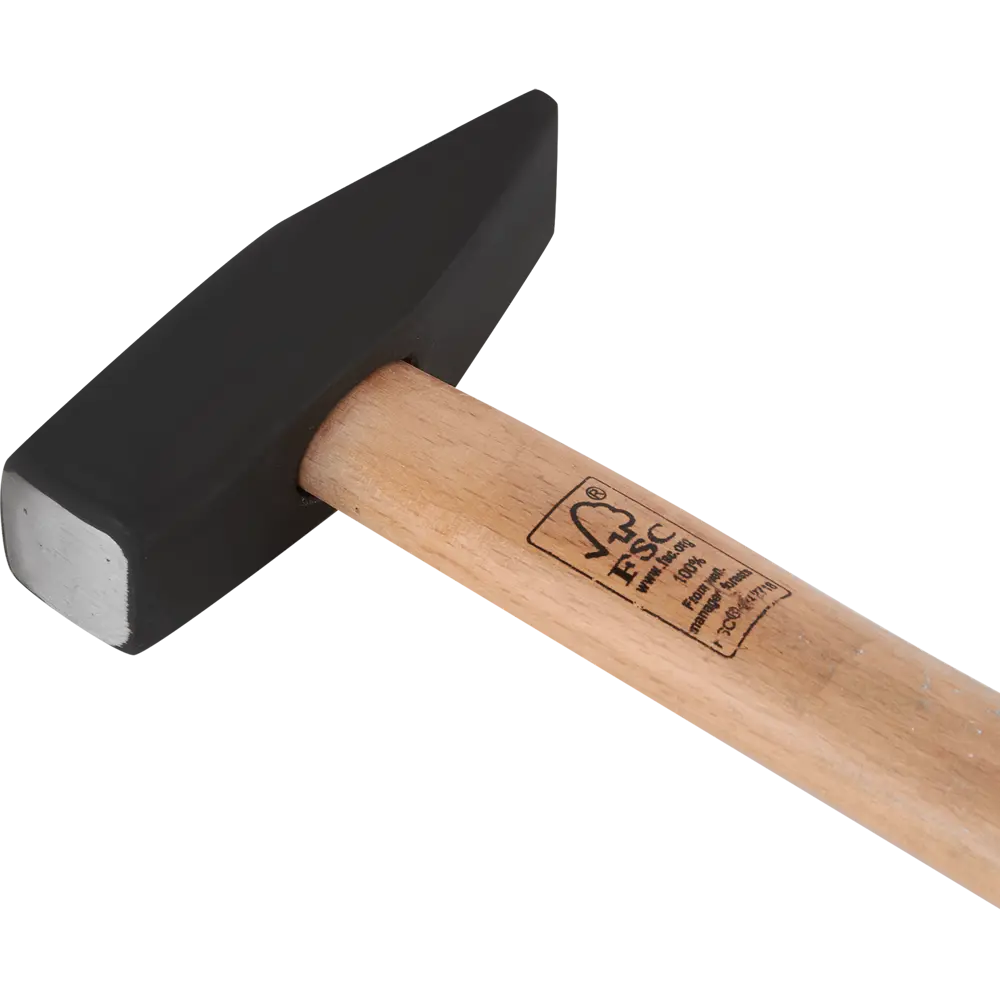 Молоток слесарный Vertextools с деревянной рукояткой 800 г 84409886 STLM-0049625 - Вид №1