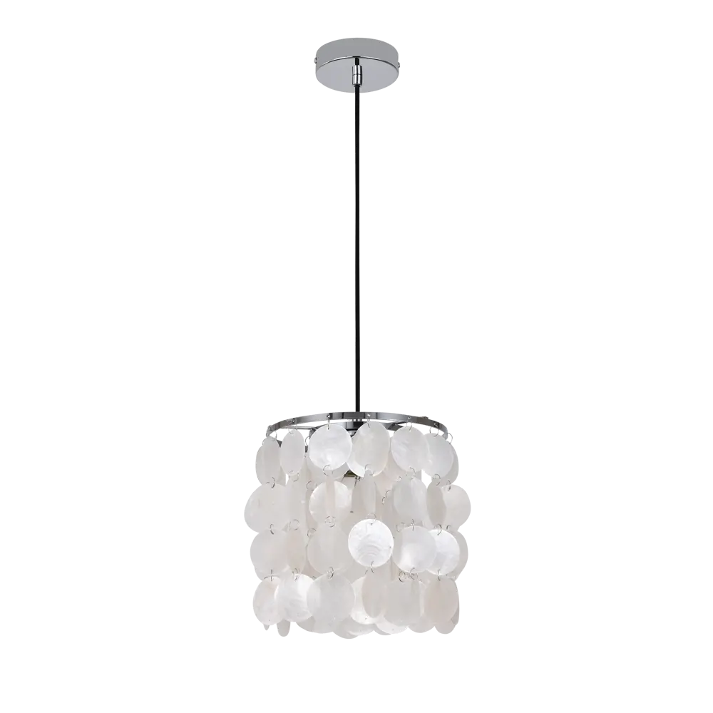 Светильник подвесной Nerita 1 лампа 3 м² цвет хром Escada STLM-2166663 - Вид №1