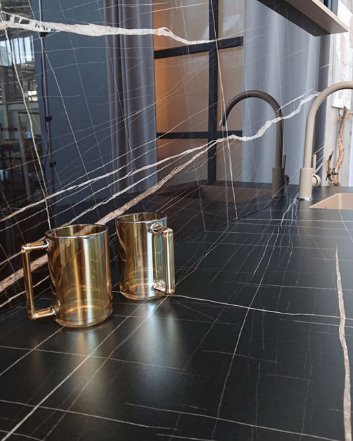 Столешницы для кухни - Мрамор Нуар LIGRON LIST357 2109 - Вид №27