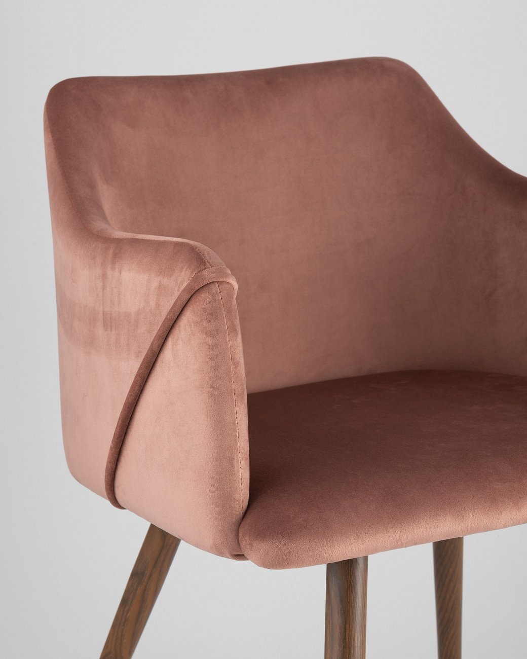 Стул со спинкой розовый "Монарх" STOOL GROUP ДИЗАЙНЕРСКИЕ, ИНТЕРЬЕРНЫЕ 00-3946217 Розовый  - Вид №6